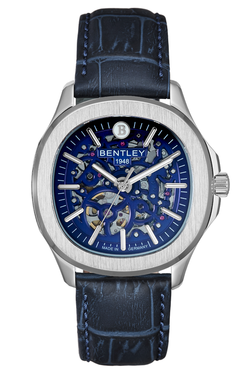 Industrial Ultimate – SS Blue Leather 8N24 Auto MENS WATCH