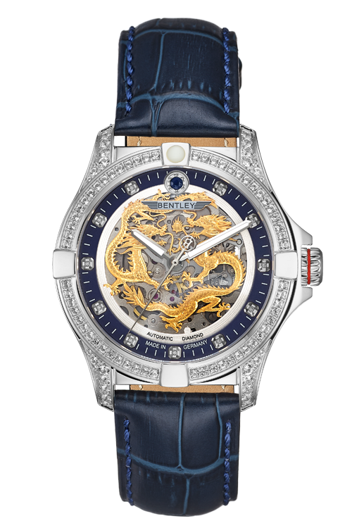 Dragon Year – All-SS Blue Sapphire Auto MENS WATCH