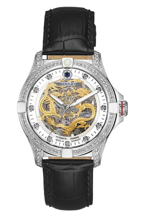 Dragon Year – All-SS White Dial Gem-Set MENS WATCH