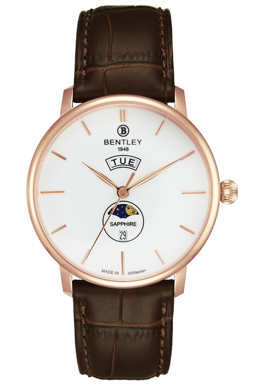 Extreme Simplicity – Rose Gold White Dial MENS WATCH