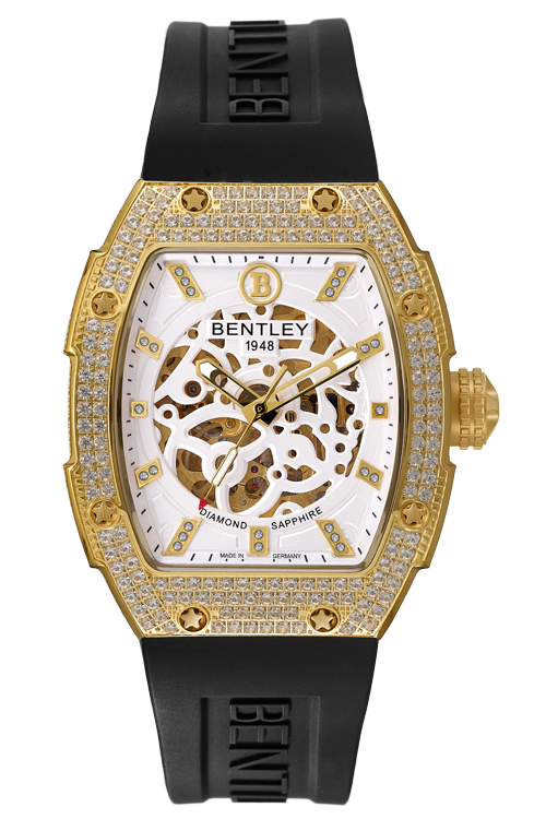 Velocity Prodigy – Gold Gem-Set White Dial MENS WATCH